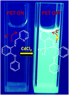 Graphical abstract: A pyridine based Schiff base as a selective and sensitive fluorescent probe for cadmium ions with “turn-on” fluorescence responses