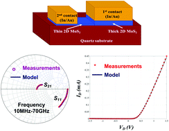 Graphical abstract: Thickness-modulated lateral MoS2 diodes with sub-terahertz cutoff frequency