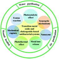 Graphical abstract: Transition metal oxide and chalcogenide-based nanomaterials for antibacterial activities: an overview