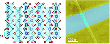 Graphical abstract: Metallic vs. semiconducting properties of quasi-one-dimensional tantalum selenide van der Waals nanoribbons