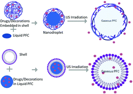 Graphical abstract: Phase-shift nanodroplets as an emerging sonoresponsive nanomaterial for imaging and drug delivery applications