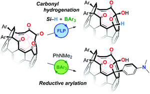 Graphical abstract: Hydrogenation of cage-opened C60 derivatives mediated by frustrated Lewis pairs