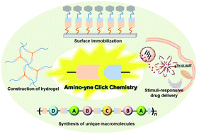 Graphical abstract: Recent progress in the applications of amino–yne click chemistry