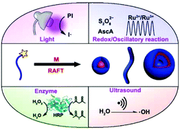 Graphical abstract: Non-thermally initiated RAFT polymerization-induced self-assembly