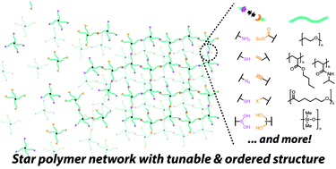 Graphical abstract: Star polymer networks: a toolbox for cross-linked polymers with controlled structure