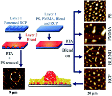 Graphical abstract: Non-equilibrium thermal annealing of a polymer blend in bilayer settings for complex micro/nano-patterning