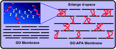 Graphical abstract: Graphene oxide lamellar membrane with enlarged inter-layer spacing for fast preconcentration and determination of trace metal ions