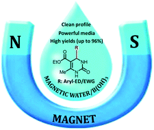 Graphical abstract: Retracted Article: Boric acid in magnetized water: clean and powerful media for synthesis of 3,4-dihydropyrimidin-2(1H)-ones