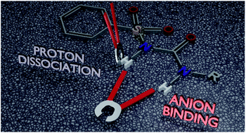 Graphical abstract: Protonation and anion-binding properties of aromatic sulfonylurea derivatives