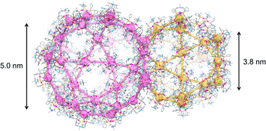 Graphical abstract: A mesoporous ionic solid with 272 AuI6AgI3CuII3 complex cations in a super huge crystal lattice