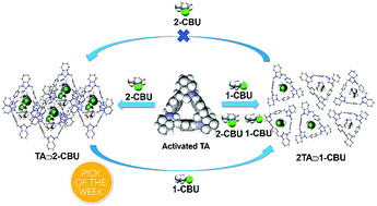 Graphical abstract: Tuning the porosity of triangular supramolecular adsorbents for superior haloalkane isomer separations