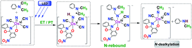 Graphical abstract: Visible light-induced oxidative N-dealkylation of alkylamines by a luminescent osmium(vi) nitrido complex