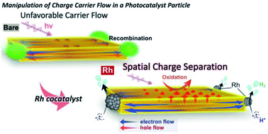 Graphical abstract: Manipulation of charge carrier flow in Bi4NbO8Cl nanoplate photocatalyst with metal loading