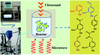 Graphical abstract: Effect of simultaneous use of microwave and ultrasound irradiation on the sulfuric acid hydrolysis lignin (SAHL) depolymerization