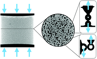 Graphical abstract: Measuring and upscaling micromechanical interactions in a cohesive granular material
