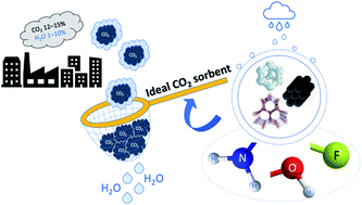 Graphical abstract: An overview of the materials and methodologies for CO2 capture under humid conditions