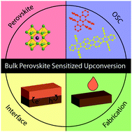 Graphical abstract: Bulk halide perovskites as triplet sensitizers: progress and prospects in photon upconversion