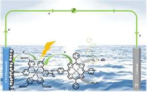 Graphical abstract: A covalently linked nickel(ii) porphyrin–ruthenium(ii) tris(bipyridyl) dyad for efficient photocatalytic water oxidation