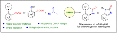 Graphical abstract: Access to quinolinones via DMAP-catalysed cascade reaction of 2-substituted benzoic acids with organic azides