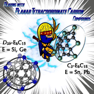 Graphical abstract: E6C15 (E = Si–Pb): polycyclic aromatic compounds with three planar tetracoordinate carbons