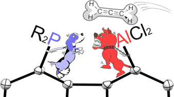 Graphical abstract: A strained intramolecular P/Al-FLP and its reactivity toward allene