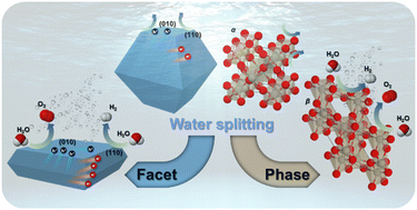 Graphical abstract: Crystal facet and phase engineering for advanced water splitting
