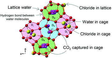 Graphical abstract: Structural CO2 capture preference of semiclathrate hydrate formed with tetra-n-butylammonium chloride