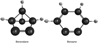 Graphical abstract: The thermal isomerization of benzvalyne to benzyne