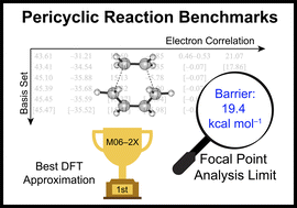 Graphical abstract: Pericyclic reaction benchmarks: hierarchical computations targeting CCSDT(Q)/CBS and analysis of DFT performance
