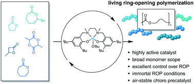 Graphical abstract: Combining high activity with broad monomer scope: indium salan catalysts in the ring-opening polymerization of various cyclic esters