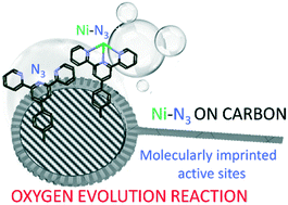 Graphical abstract: Carbon–nitrogen–metal material as a high performing oxygen evolution catalyst
