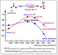 Graphical abstract: The mechanism of direct reductive amination of aldehyde and amine with formic acid catalyzed by boron trifluoride complexes: insights from a DFT study