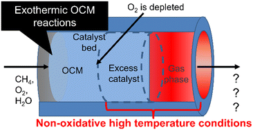 Graphical abstract: Consequence of products from oxidative coupling of methane in a non-oxidative high temperature environment