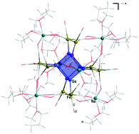 Graphical abstract: {Ge8[Fe(CO)4]8}7−: an anionic cubic germanium-iron-cluster featuring an unpaired electron
