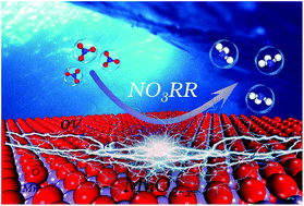 Graphical abstract: A vacancy engineered MnO2−x electrocatalyst promotes nitrate electroreduction to ammonia
