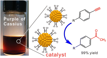 Graphical abstract: Role of Au–Sn bonding for stabilizing a gold nanocatalyst: a reinvestigation of purple of Cassius