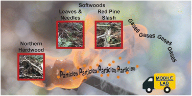 Graphical abstract: Chemical characterization of prescribed burn emissions from a mixed forest in Northern Michigan
