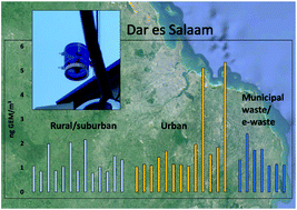 Graphical abstract: Mercury in air and soil on an urban-rural transect in East Africa