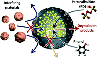 Graphical abstract: Yolk–shell-type gold nanosphere-encapsulated mesoporous silica for catalytic oxidation of organic pollutants in the presence of persulfate
