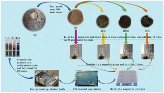 Graphical abstract: Efficient adsorption of low concentration rare-earth ions by carbides derived from excess sludge: preparation, performance and mechanism