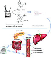 Graphical abstract: 6,8-(1,3-Diaminoguanidine) luteolin and its Cr complex show hypoglycemic activities and alter intestinal microbiota composition in type 2 diabetes mice