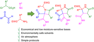 Graphical abstract: Base-selective access to highly functionalized heterocycles from multicomponent Ugi adducts