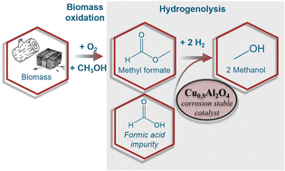 Graphical abstract: Synthesis of methanol by hydrogenolysis of biobased methyl formate using highly stable and active Cu-spinel catalysts in slurry and gas phase reactions