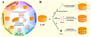 Graphical abstract: LAPONITE® nanodisk-based platforms for cancer diagnosis and therapy