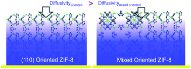 Graphical abstract: Accessing accelerated molecular diffusion by nanopore alignment in a MOF thin film