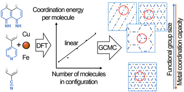 Graphical abstract: Simple lattice model of surface-confined metal–organic networks consisting of linear nitrogen-bearing molecules and transition metals