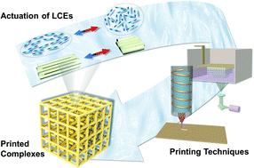 Graphical abstract: Advances in 4D printing of liquid crystalline elastomers: materials, techniques, and applications
