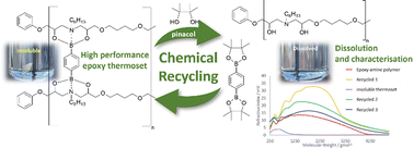 Graphical abstract: Recyclable thermosets based on modified epoxy-amine network polymers