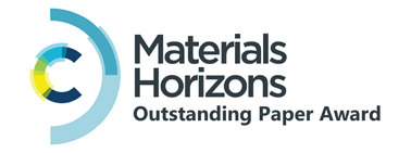 Graphical abstract: Materials Horizons 2021 Outstanding Paper Award