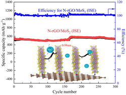 Graphical abstract: An interlayer spacing design approach for efficient sodium ion storage in N-doped MoS2